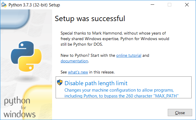 Installing: